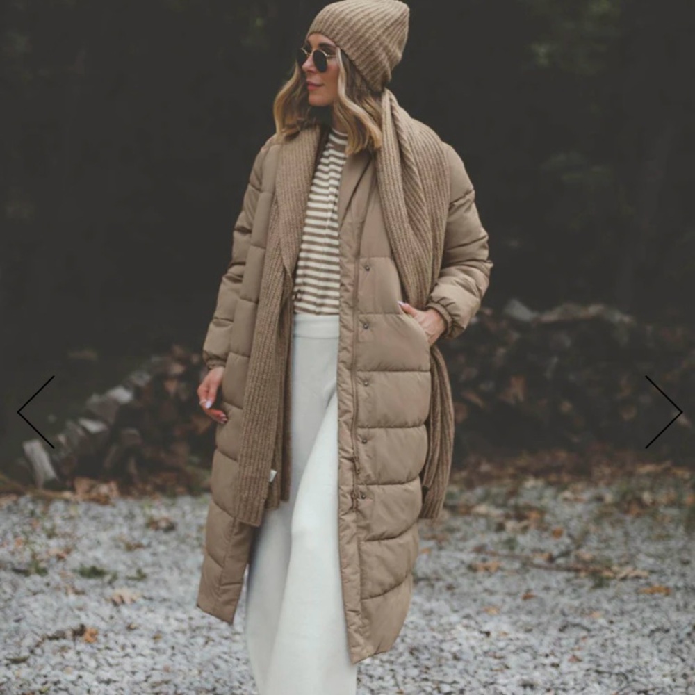 NWT: Splendid x Cella Jane Puffer Coat Caramel Size M